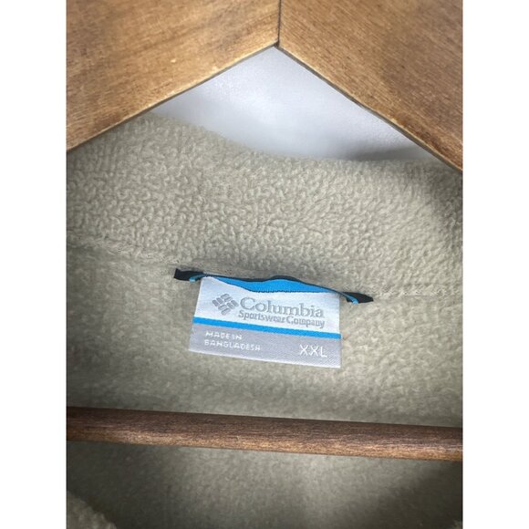 Columbia Full Zip Polyester Sleeveless Outerwear Fleece Vest Men's Size XXL - Picture 4 of 8